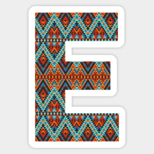 Letter E- boho design Sticker